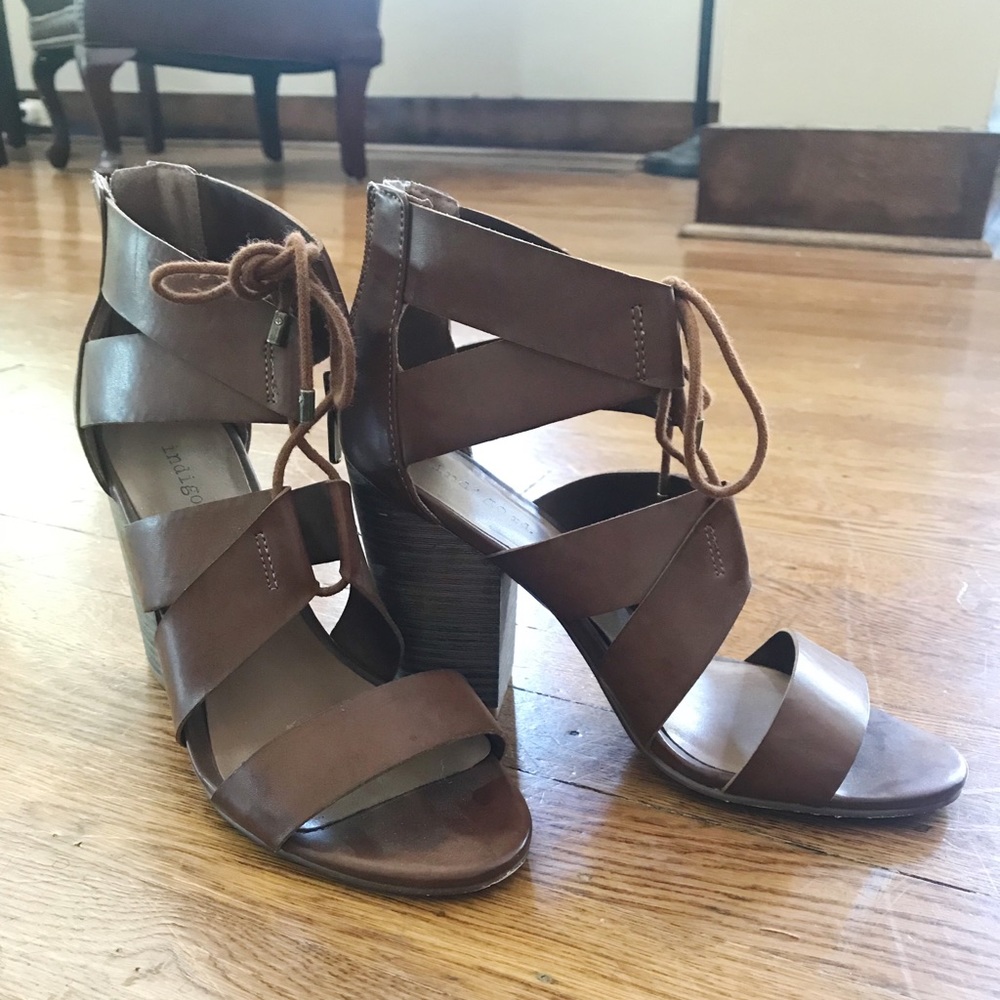 Strappy heels